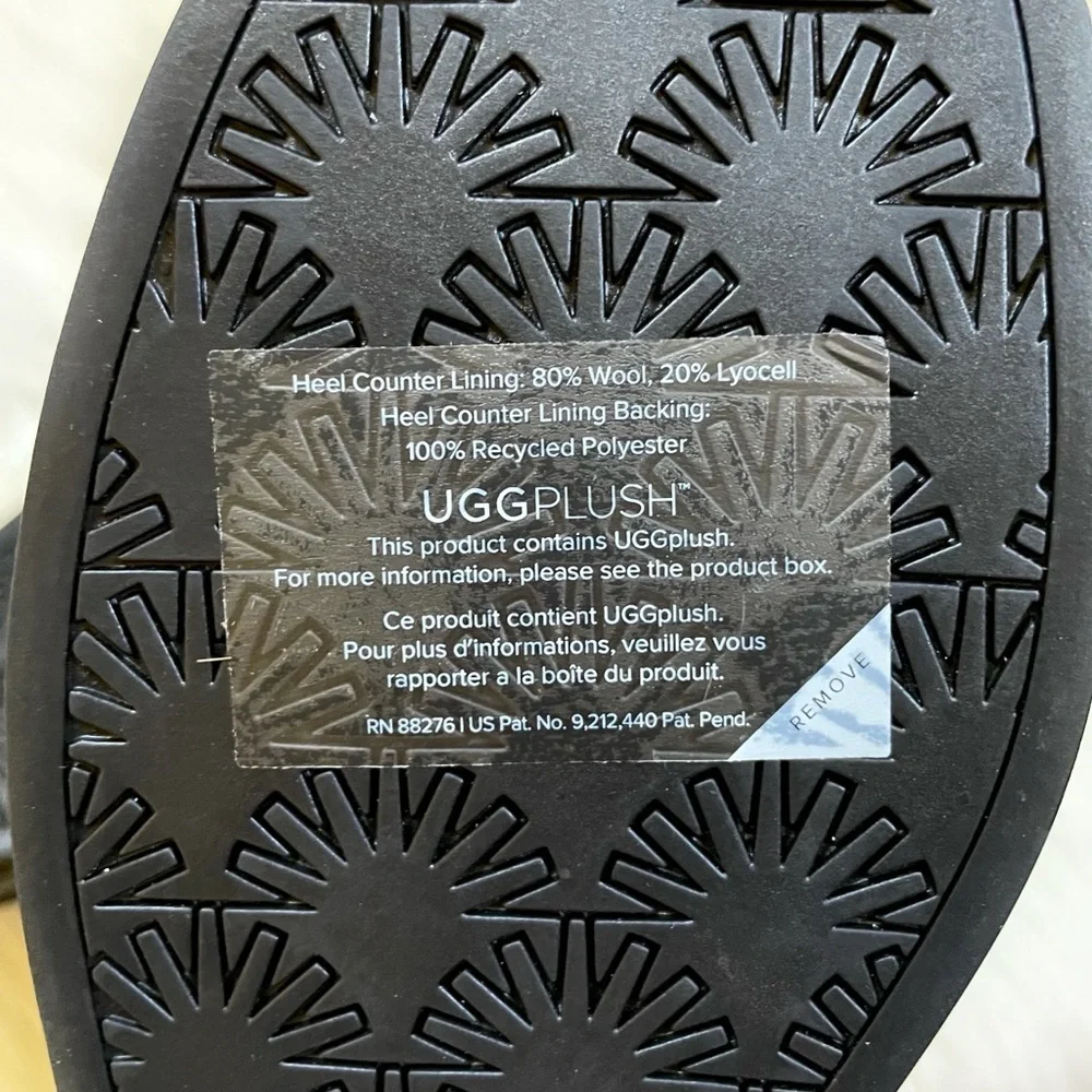 UGG Women’s Woodlyn Moc Ankle Boots In Black Suede - Picture 8 of 8